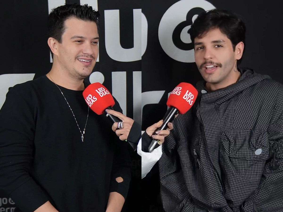 hugo guilherme agitam rodeio show e falam sobre paternidade