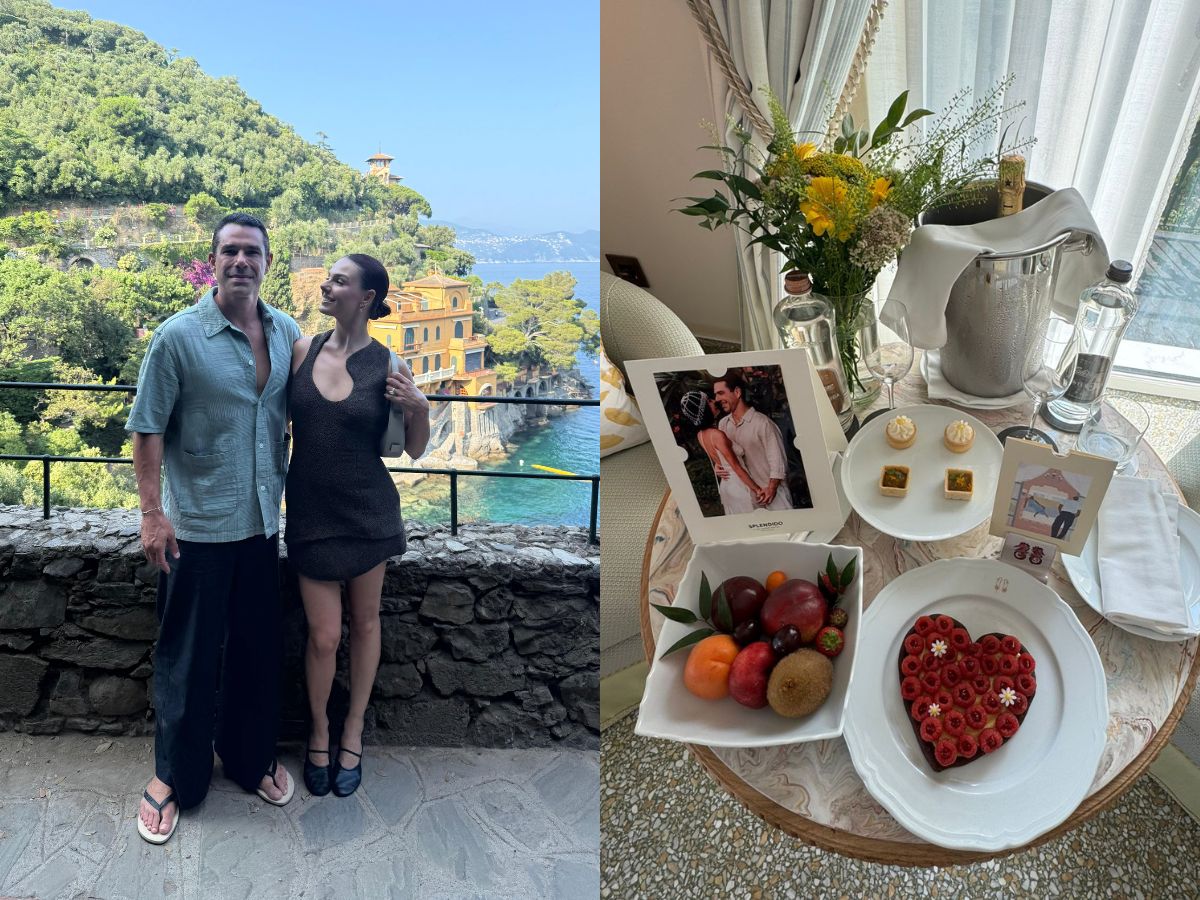 Isis Valverde e Marcos Buaiz Desembarcam em Portofino na Lua de Mel 1 isis valverde e marcos buaiz desembarcam em portofino na lua de mel