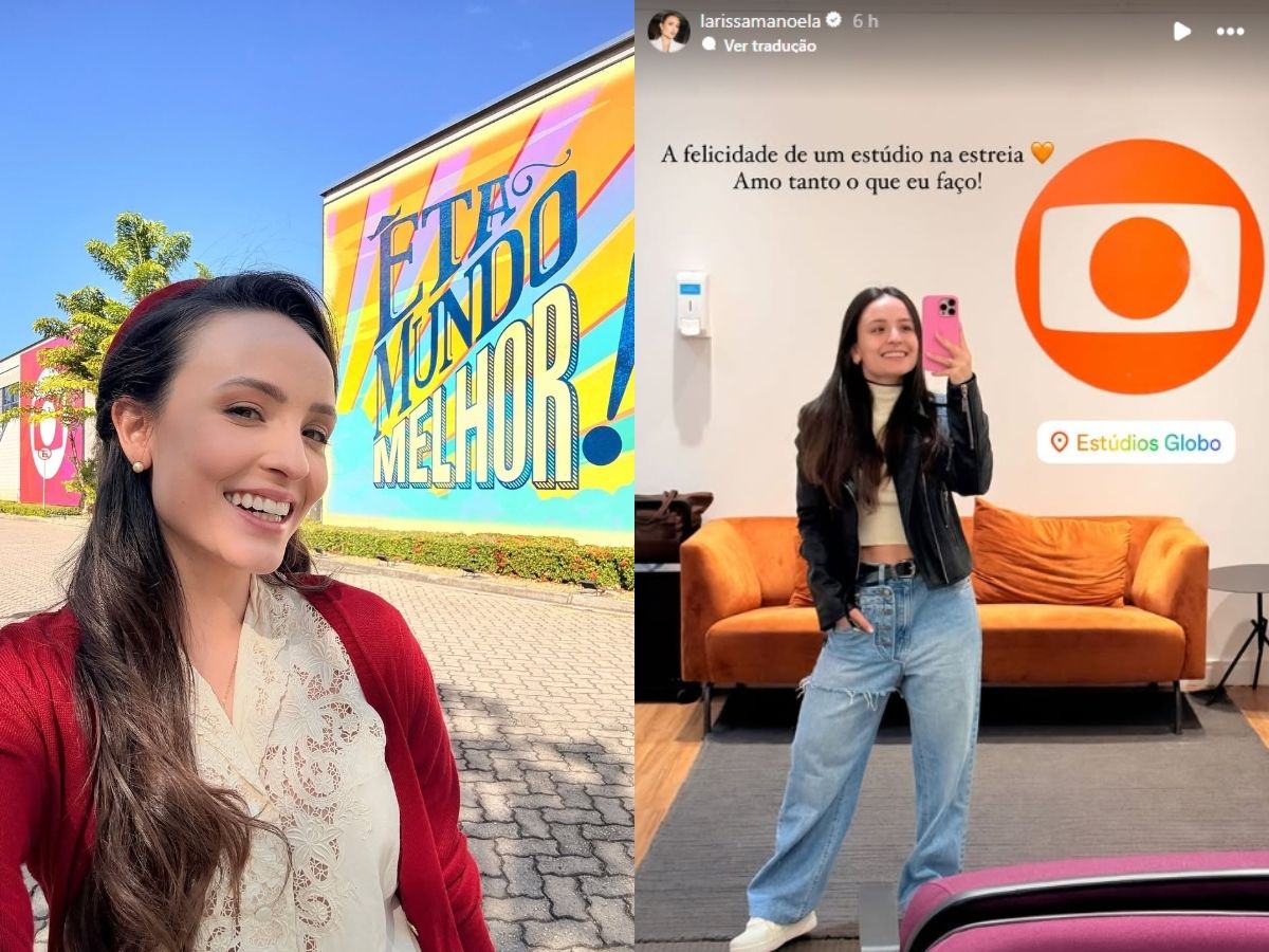 Larissa Manoela recebe declaração de André Luiz na estreia da novela 1 larissa manoela recebe declaracao de andre luiz na estreia da novela