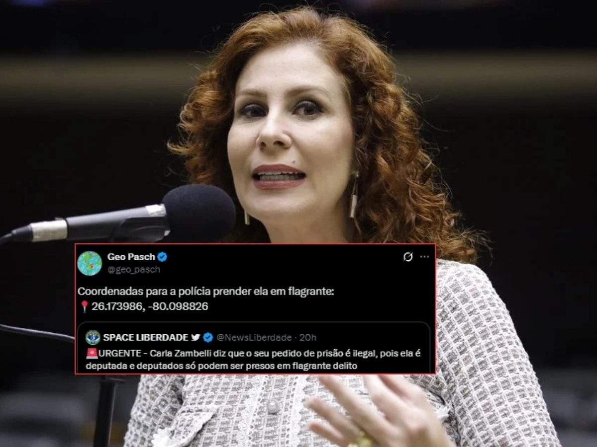 Localização de Carla Zambelli descoberta por Youtuber 1 localizacao de carla zambelli descoberta por youtuber
