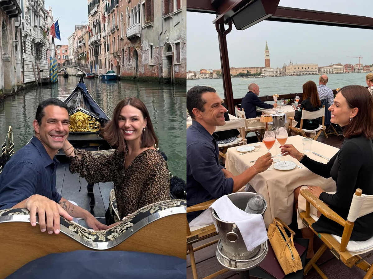 Lua de Mel: Confira Imagens de Isis Valverde e Marcus Buaiz em Veneza 1 lua de mel confira imagens de isis valverde e marcus buaiz em veneza