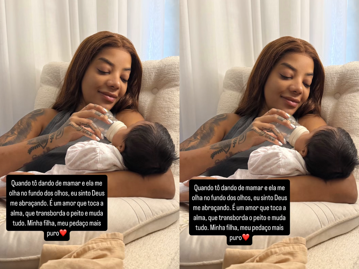 Ludmilla surge com Zuri em momento fofo e declara: Meu pedaço mais puro 1 ludmilla surge com zuri em momento fofo e declara meu pedaco mais puro