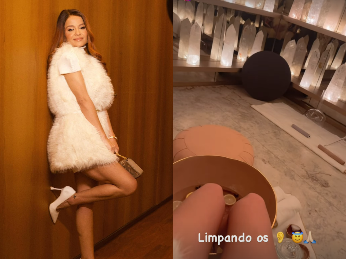 Maiara relaxa em terapia com cristais para boas energias 1 maiara relaxa em terapia com cristais para boas energias