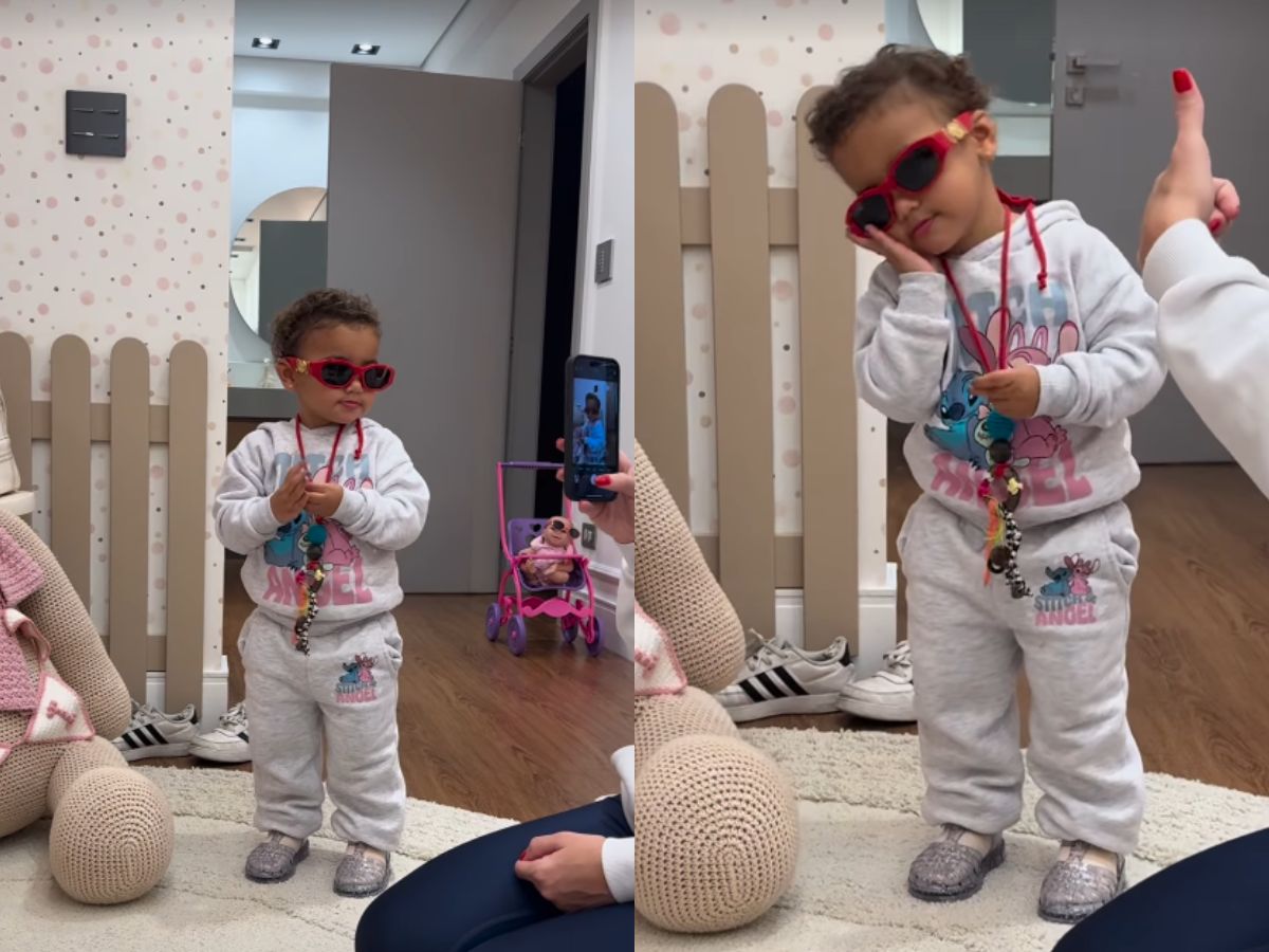 mavie encanta em mini show de moda com neymar e biancardi