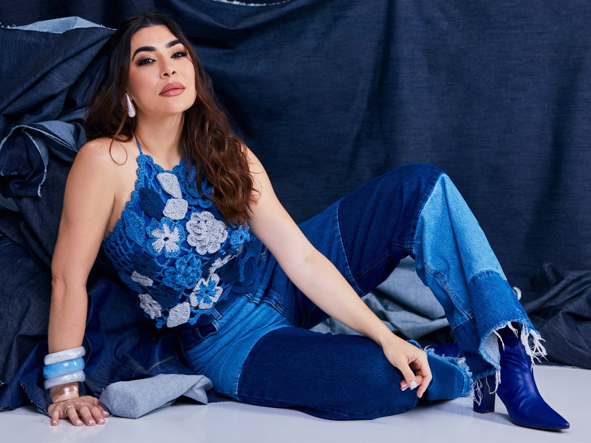 Naiara Azevedo aposta em looks de jeans sustentável para São João 1 naiara azevedo aposta em looks de jeans sustentavel para sao joao