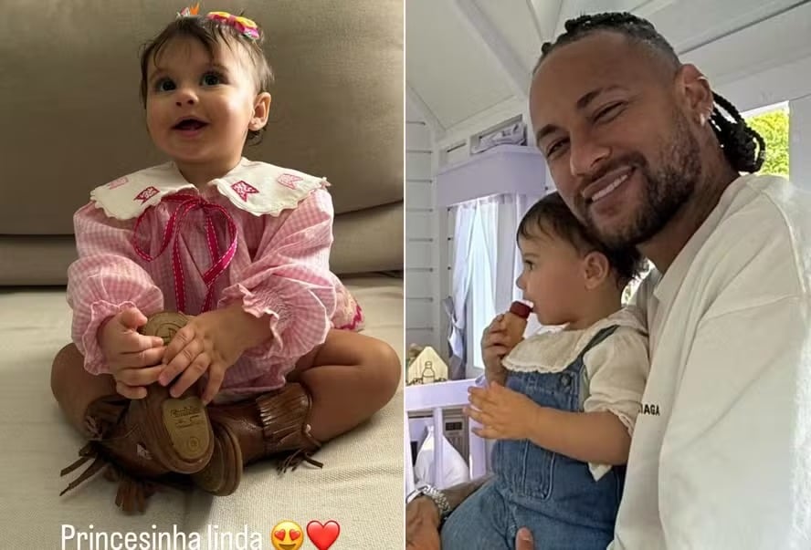 Neymar se Derrete pela Filha, Helena, Vestida para Festa Junina: Princesinha Linda 1 neymar se derrete pela filha helena vestida para festa junina princesinha linda