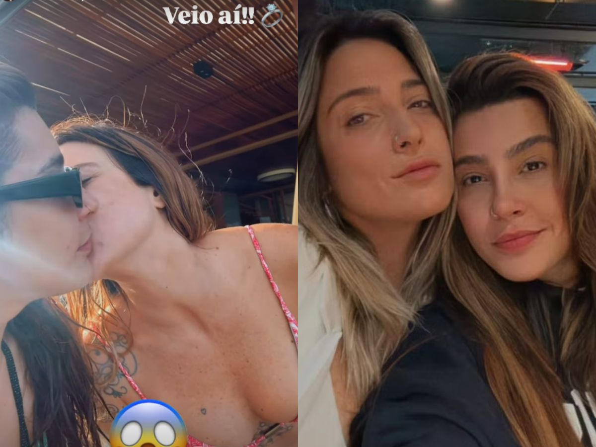 Noivas! Tati Dias surpreende Lauana Prado com pedido de casamento 1 noivas tati dias surpreende lauana prado com pedido de casamento