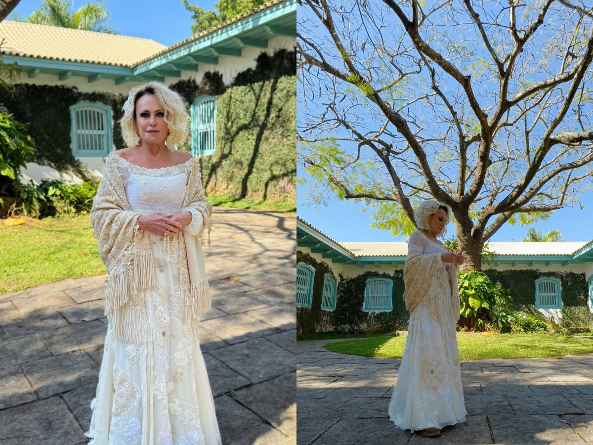 Puro Luxo e Requinte: Detalhes do Vestido de Ana Maria na Renovação de Votos 1 puro luxo e requinte detalhes do vestido de ana maria na renovacao de votos