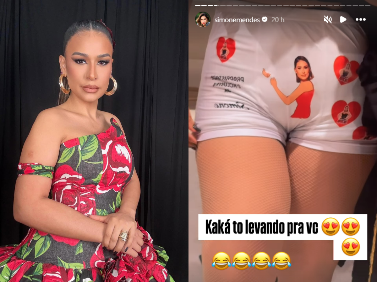 Simone Mendes exibe cueca personalizada para Kaká Diniz 1 simone mendes exibe cueca personalizada para kaka diniz