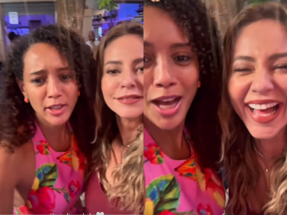 Taís Araujo e Paolla Oliveira se divertem em cena de samba 1 tais araujo e paolla oliveira se divertem em cena de samba