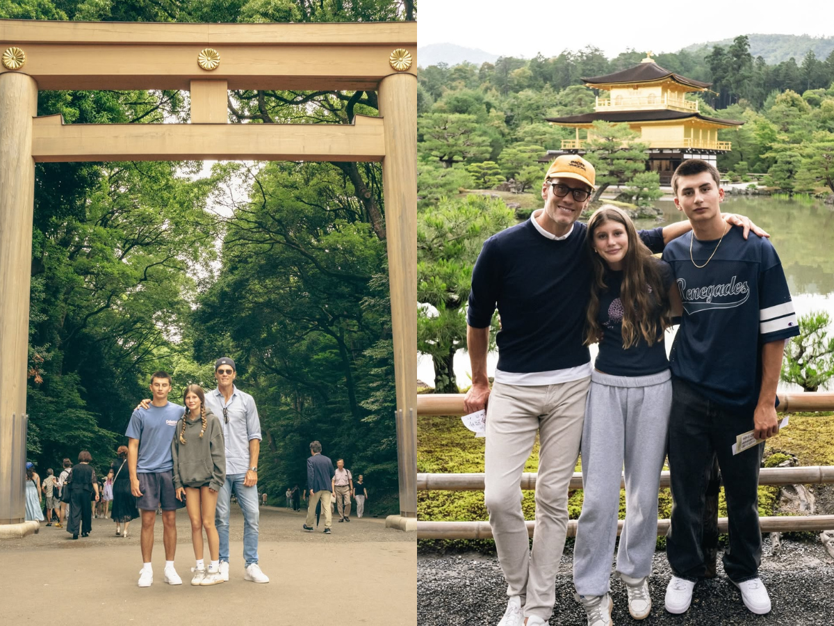 Tom Brady Posta Registros da Viagem ao Japão com Filhos do Casamento com Gisele 1 tom brady posta registros da viagem ao japao com filhos do casamento com gisele