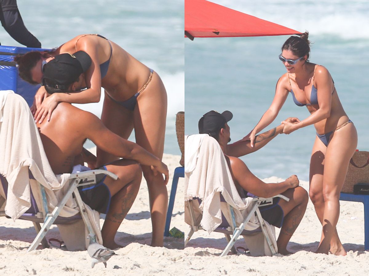 Xamã e Sophie Charlotte reatam romance na praia do Rio 1 xama e sophie charlotte reatam romance na praia do rio