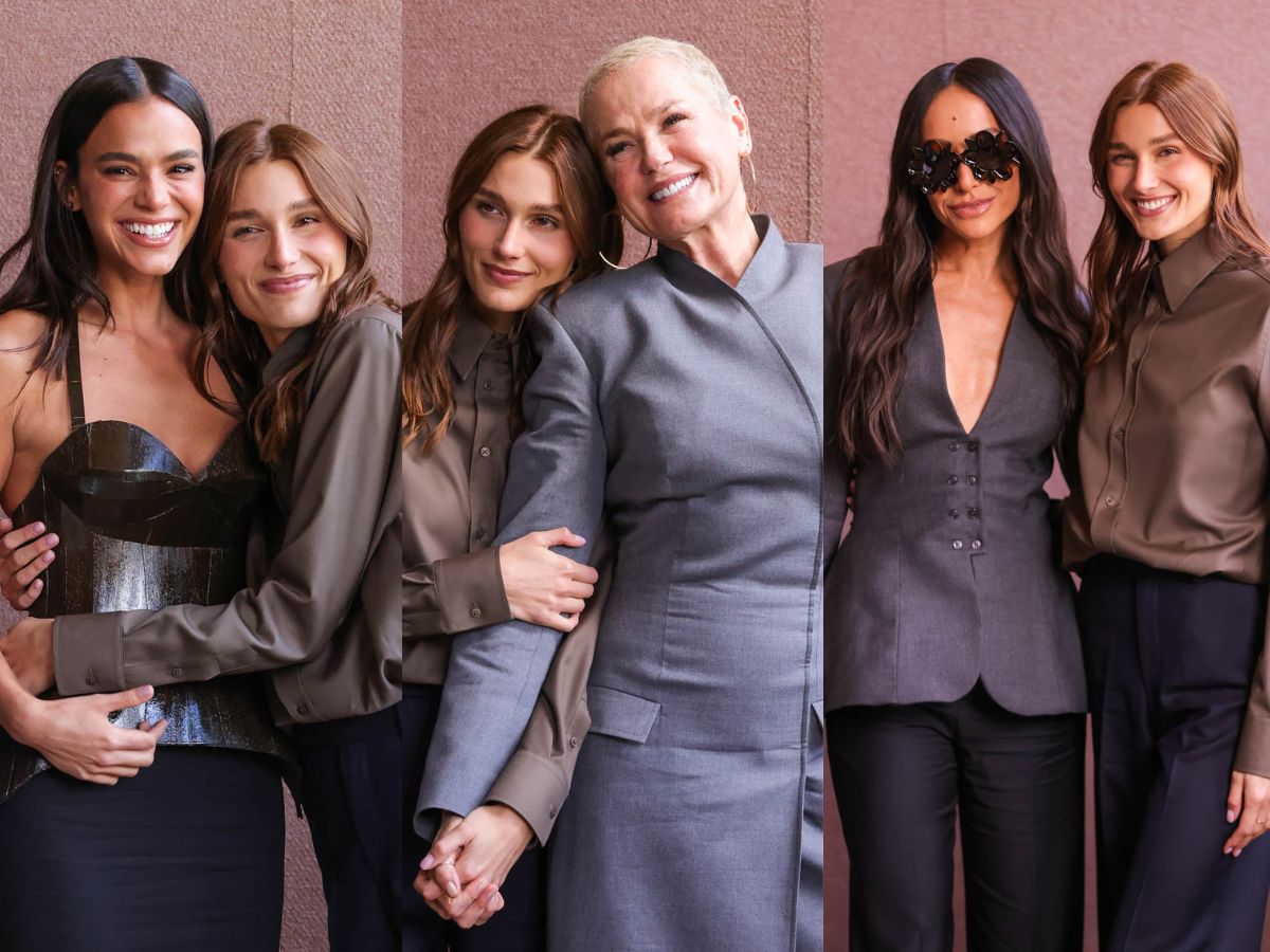 Xuxa, Bruna Marquezine e Sabrina Sato Prestigiam Desfile da Marca de Sasha Meneghel 1 xuxa bruna marquezine e sabrina sato prestigiam desfile da marca de sasha meneghel