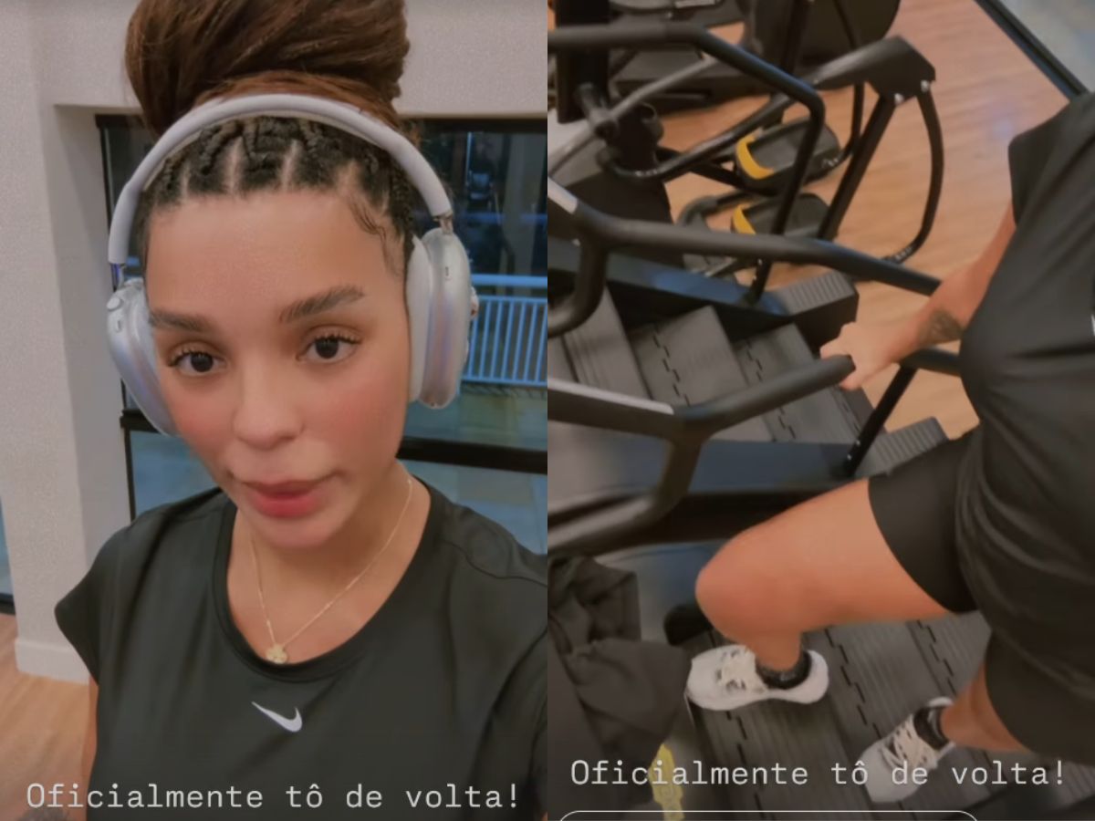 Brunna Gonçalves retoma treinos após nascimento de Zuri 1 brunna goncalves retoma treinos apos nascimento de zuri