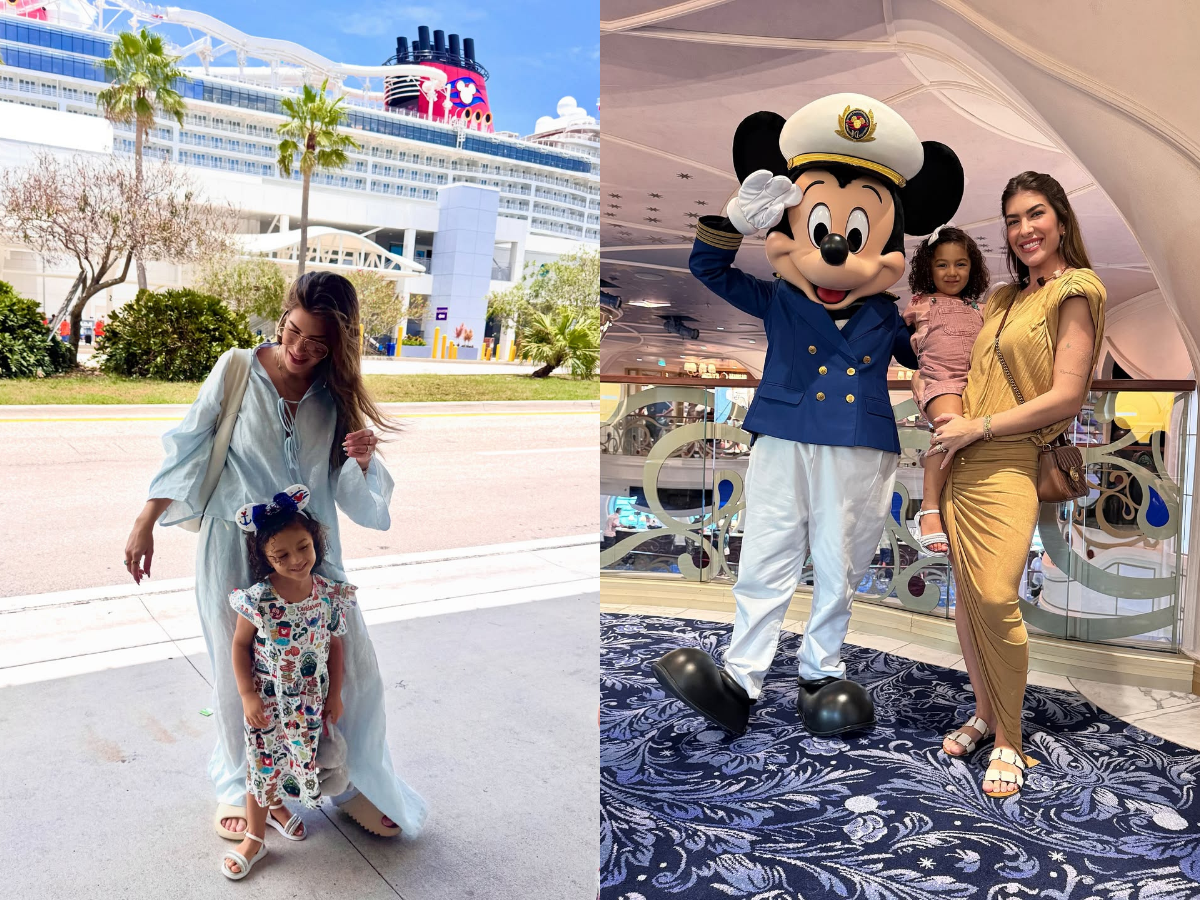 Lore Improta Curte Navio da Disney com a Filha, Liz, e Comemora: Era o Meu Sonho 1 lore improta curte navio da disney com a filha liz e comemora era o meu sonho