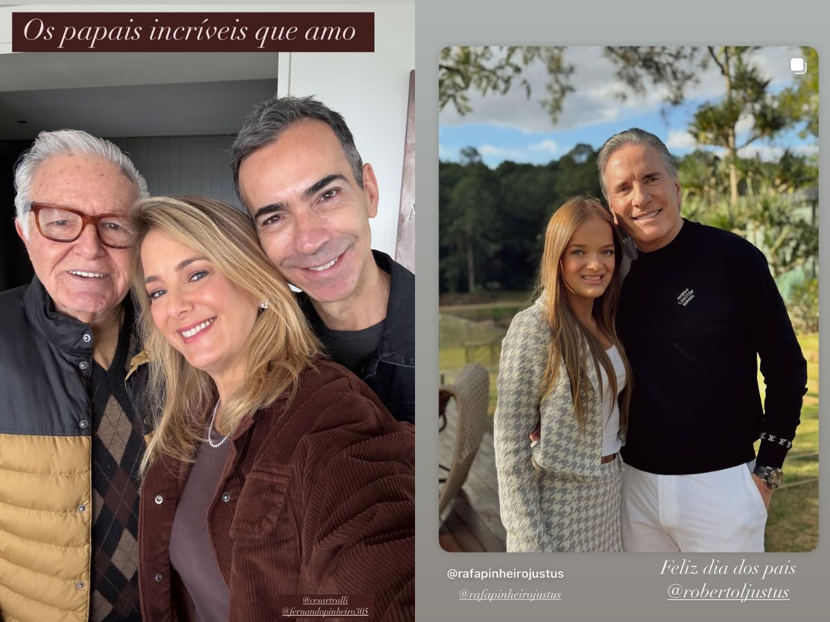 Dia dos Pais: Ticiane Pinheiro homenageia Tralli e Justus 1 dia dos pais ticiane pinheiro homenageia tralli e justus