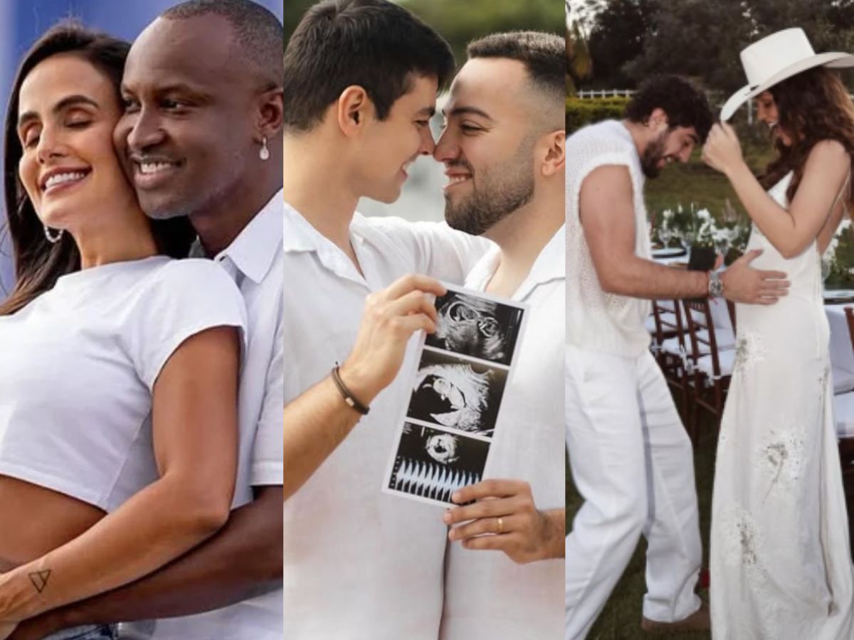 famosos que esperam filhos neste dia dos pais