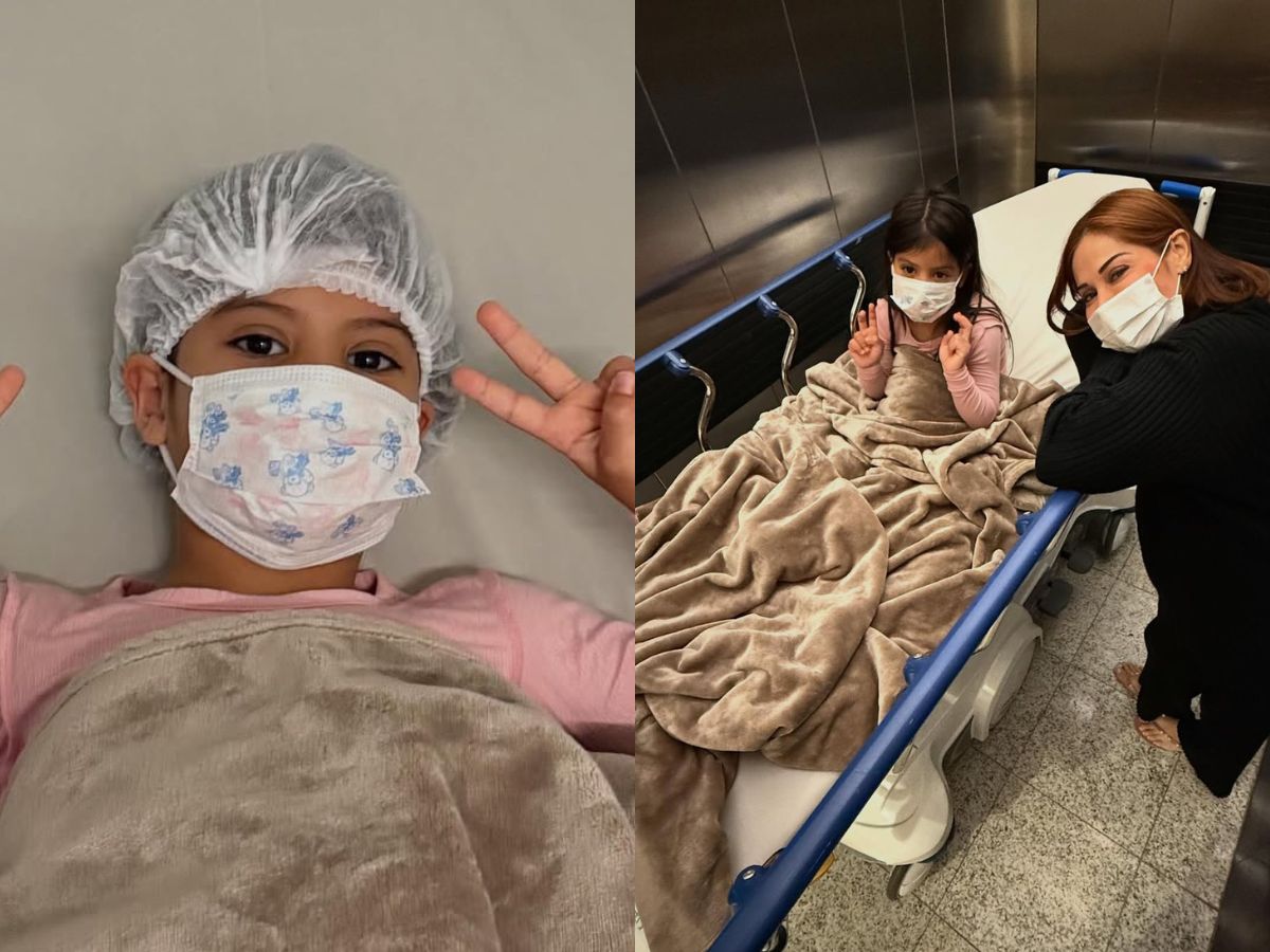 Filha de Maíra Cardi Passa por Cirurgia e Recebe Apoio da Família 1 filha de maira cardi passa por cirurgia e recebe apoio da familia