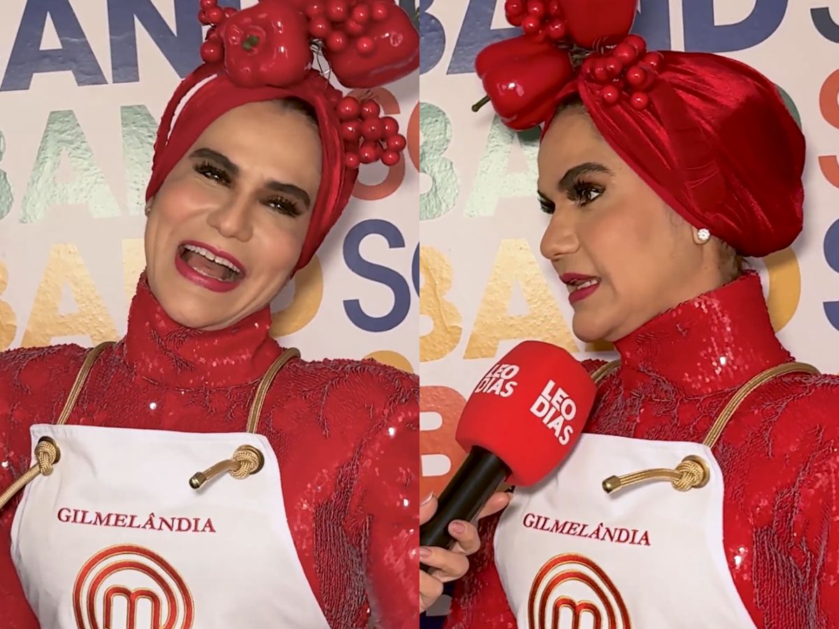 Gilmelândia Brilha na Chegada ao MasterChef Celebridades 1 gilmelandia brilha na chegada ao masterchef celebridades