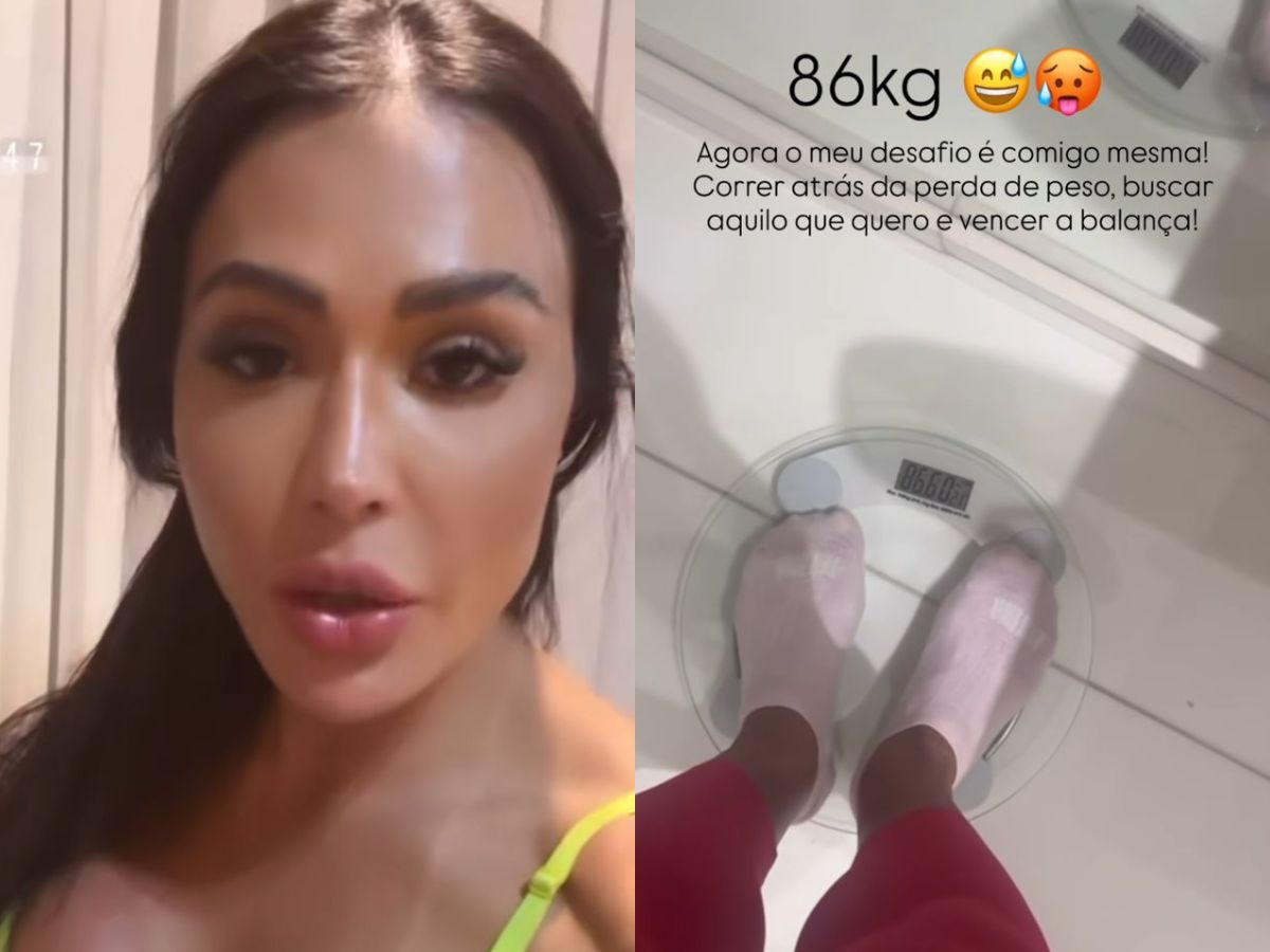 Gracyanne Barbosa revela meta ousada de perda de peso na Dança dos Famosos 1 gracyanne barbosa revela meta ousada de perda de peso na danca dos famosos