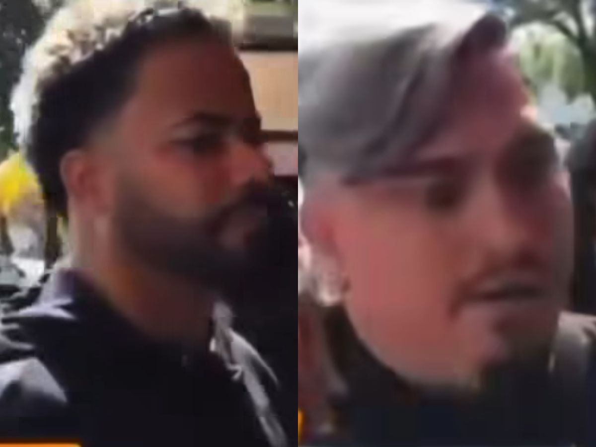 Hytalo Santos e marido chegam algemados à delegacia em SP 1 hytalo santos e marido chegam algemados a delegacia em sp