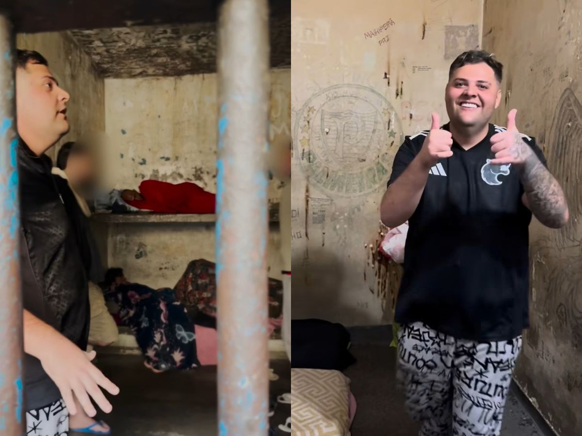 Influenciador Maumau grava vídeo em cela e celebra soltura 1 influenciador maumau grava video em cela e celebra soltura