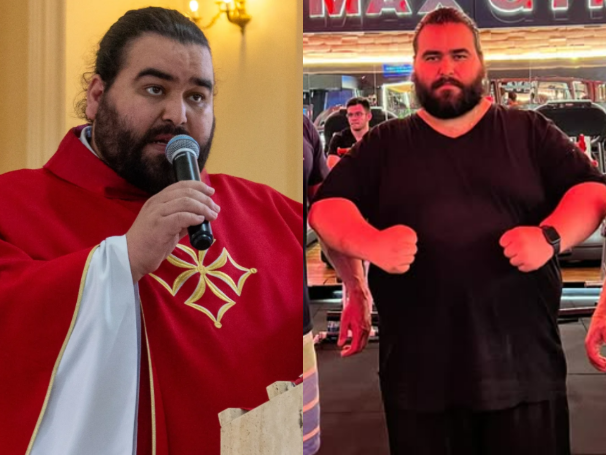 Padre Fitness Enfrenta Obesidade e Inspira Mudança de Vida 1 padre fitness enfrenta obesidade e inspira mudanca de vida