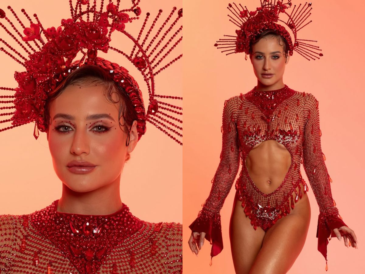 Bruna Griphao nos ensaios