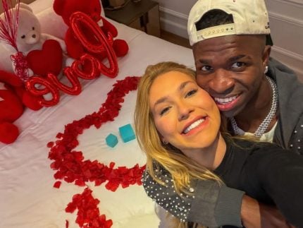 Vini Jr. ganha mais de 700 mil seguidores em 24 horas após assumir namoro com Virginia