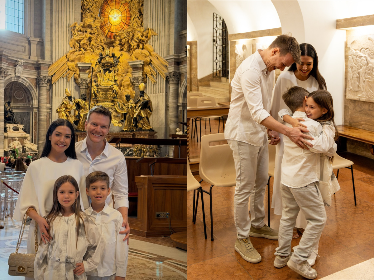 Michel Teló e Thais Fersoza se beijando
