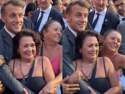 Mulheres viralizam com recepção calorosa ao presidente da França, Macron, em Salvador